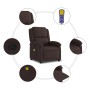 Sillón de masaje reclinable de tela marrón oscuro de , Sillones - Ref: Foro24-371768, Precio: 238,19 €, Descuento: %