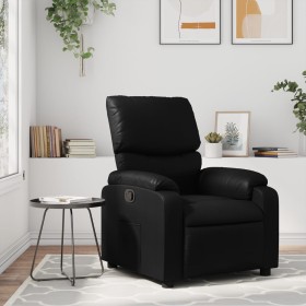 Sillón reclinable de cuero sintético negro de , Sillones - Ref: Foro24-373434, Precio: 229,48 €, Descuento: %