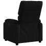 Sillón reclinable de cuero sintético negro de , Sillones - Ref: Foro24-373434, Precio: 229,48 €, Descuento: %