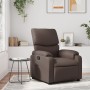 Brown Faux Leather Recliner by , Armchairs - Ref: Foro24-373436, Price: 230,28 €, Discount: %