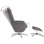 Reclining massage chair with footrest in gray synthetic leather by , Armchairs - Ref: Foro24-356655, Price: 134,37 €, Discoun...