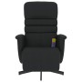 Massage recliner with footrest black synthetic leather by , Armchairs - Ref: Foro24-356710, Price: 178,58 €, Discount: %