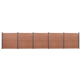 Brown WPC Fence Panel Set 872x186cm by , fence panels - Ref: Foro24-3211834, Price: 1,00 €, Discount: %