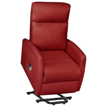 Red synthetic leather elevating massage chair by , Electric massage chairs - Ref: Foro24-329636, Price: 389,02 €, Discount: %