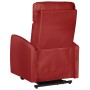 Red synthetic leather elevating massage chair by , Electric massage chairs - Ref: Foro24-329636, Price: 389,02 €, Discount: %