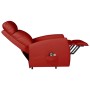 Red synthetic leather elevating massage chair by , Electric massage chairs - Ref: Foro24-329636, Price: 389,02 €, Discount: %