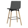 Kitchen bar stools 2 units light gray fabric by , Kitchen stools - Ref: Foro24-338626, Price: 116,62 €, Discount: %