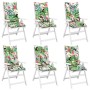 High back garden chair cushion 6 pcs multicolor 120x50x7cm by , Cushions for chairs and sofas - Ref: Foro24-360280, Price: 14...