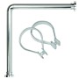 Sealskin Seallux corner shower bar set + 12 rings 90x90cm Chrome by , shower bars - Ref: Foro24-406171, Price: 31,51 €, Disco...