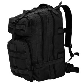 Army style XXL black backpack 50 l by vidaXL, Backpacks - Ref: Foro24-91384, Price: 55,47 €, Discount: %