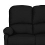 Sofá reclinable de 3 plazas de tela negro de , Sillones - Ref: Foro24-324101, Precio: 321,48 €, Descuento: %