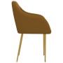 Dining chairs 2 units brown velvet by , dining chairs - Ref: Foro24-330654, Price: 122,89 €, Discount: %