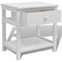 White wooden nightstand by vidaXL, Nightstands - Ref: Foro24-242870, Price: 56,47 €, Discount: %