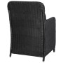 Garden chairs with cushions 2 units black synthetic rattan by vidaXL, Garden chairs - Ref: Foro24-44146, Price: 275,70 €, Dis...