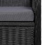 Garden chairs with cushions 2 units black synthetic rattan by vidaXL, Garden chairs - Ref: Foro24-44146, Price: 275,70 €, Dis...