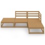 Garden furniture 4 pieces honey brown solid pine wood by , Garden sets - Ref: Foro24-3075477, Price: 267,14 €, Discount: %