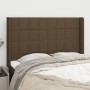 Headboard with light gray fabric ears 147x16x118/128 cm by , Headboards and footboards - Ref: Foro24-3119581, Price: 123,18 €...