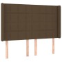 Headboard with light gray fabric ears 147x16x118/128 cm by , Headboards and footboards - Ref: Foro24-3119581, Price: 123,36 €...