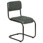 Dining chairs 2 units gray genuine leather by vidaXL, dining chairs - Ref: Foro24-246378, Price: 150,99 €, Discount: %