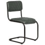 Dining chairs 2 units gray genuine leather by vidaXL, dining chairs - Ref: Foro24-246378, Price: 150,99 €, Discount: %