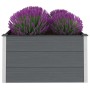 Arriate de WPC gris 100x100x54 cm de vidaXL, Maceteros y jardineras - Ref: Foro24-43605, Precio: 176,55 €, Descuento: %