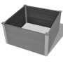 Arriate de WPC gris 100x100x54 cm de vidaXL, Maceteros y jardineras - Ref: Foro24-43605, Precio: 176,55 €, Descuento: %