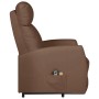 Brown synthetic leather elevating massage chair by , Electric massage chairs - Ref: Foro24-329634, Price: 418,99 €, Discount: %