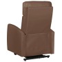 Brown synthetic leather elevating massage chair by , Electric massage chairs - Ref: Foro24-329634, Price: 418,99 €, Discount: %