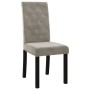 Dining chairs 4 units in light gray velvet by , dining chairs - Ref: Foro24-336874, Price: 219,99 €, Discount: %