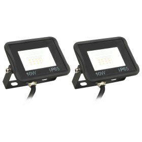 LED spotlights 10 W 2 units warm white by , Spotlights and reflectors - Ref: Foro24-149606, Price: 13,55 €, Discount: %