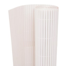 Double-sided garden fence 90x300 cm white by vidaXL, fence panels - Ref: Foro24-43622, Price: 32,26 €, Discount: %