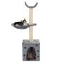 Cat scratching post with sisal post 105 cm gray footprints by , Cat furniture - Ref: Foro24-170624, Price: 33,25 €, Discount: %