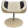 Sillón con reposapiés cuero sintético crema de , Sillones - Ref: Foro24-241036, Precio: 204,78 €, Descuento: %