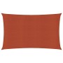 Terracotta HDPE sail awning 160 g/m² 2x5 m by , Umbrellas - Ref: Foro24-311341, Price: 28,79 €, Discount: %