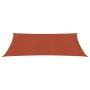 Terracotta HDPE sail awning 160 g/m² 2x5 m by , Umbrellas - Ref: Foro24-311341, Price: 28,79 €, Discount: %