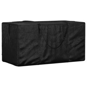 Black polyethylene garden cushion bag 150x75x75 cm by , Garden furniture covers - Ref: Foro24-319346, Price: 35,47 €, Discoun...