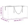 Black polyethylene garden cushion bag 150x75x75 cm by , Garden furniture covers - Ref: Foro24-319346, Price: 38,32 €, Discoun...