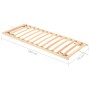 Somier de láminas cabeza y pie ajustables 13 listones 70x200 cm de , Camas y somieres - Ref: Foro24-327265, Precio: 57,86 €, ...