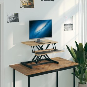 Adjustable desk 60x40x(13-41.5) cm steel and plywood by , Desks - Ref: Foro24-336398, Price: 94,09 €, Discount: %