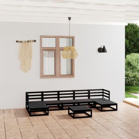 Garden furniture set 8 pieces solid pine wood by , Garden sets - Ref: Foro24-3076083, Price: 552,99 €, Discount: %