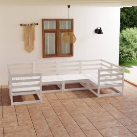 Gartenmöbel-Set 6-teilig aus massivem Kiefernholz von , Gartensets - Ref: Foro24-3076240, Preis: 335,99 €, Rabatt: %