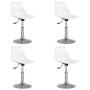 Swivel dining chairs 4 units PP white by , dining chairs - Ref: Foro24-338264, Price: 186,44 €, Discount: %