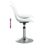 Swivel dining chairs 4 units PP white by , dining chairs - Ref: Foro24-338264, Price: 186,44 €, Discount: %