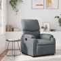 Gray Faux Leather Recliner by , Armchairs - Ref: Foro24-373437, Price: 236,88 €, Discount: %