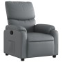 Gray Faux Leather Recliner by , Armchairs - Ref: Foro24-373437, Price: 236,88 €, Discount: %