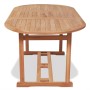 Solid teak wood garden table 180x90x75 cm by vidaXL, Garden tables - Ref: Foro24-43030, Price: 252,99 €, Discount: %