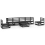 Gartenmöbel-Set 7-teilig, schwarzes massives Kiefernholz von , Gartensets - Ref: Foro24-3075408, Preis: 510,99 €, Rabatt: %