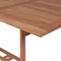 Mesa de jardín de madera de teca maciza 180x90x75 cm de vidaXL, Mesas de jardín - Ref: Foro24-43034, Precio: 251,15 €, Descue...