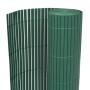 Double-sided green PVC garden fence 90x500 cm by vidaXL, fence panels - Ref: Foro24-43628, Price: 44,38 €, Discount: %