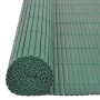 Double-sided green PVC garden fence 90x500 cm by vidaXL, fence panels - Ref: Foro24-43628, Price: 44,38 €, Discount: %